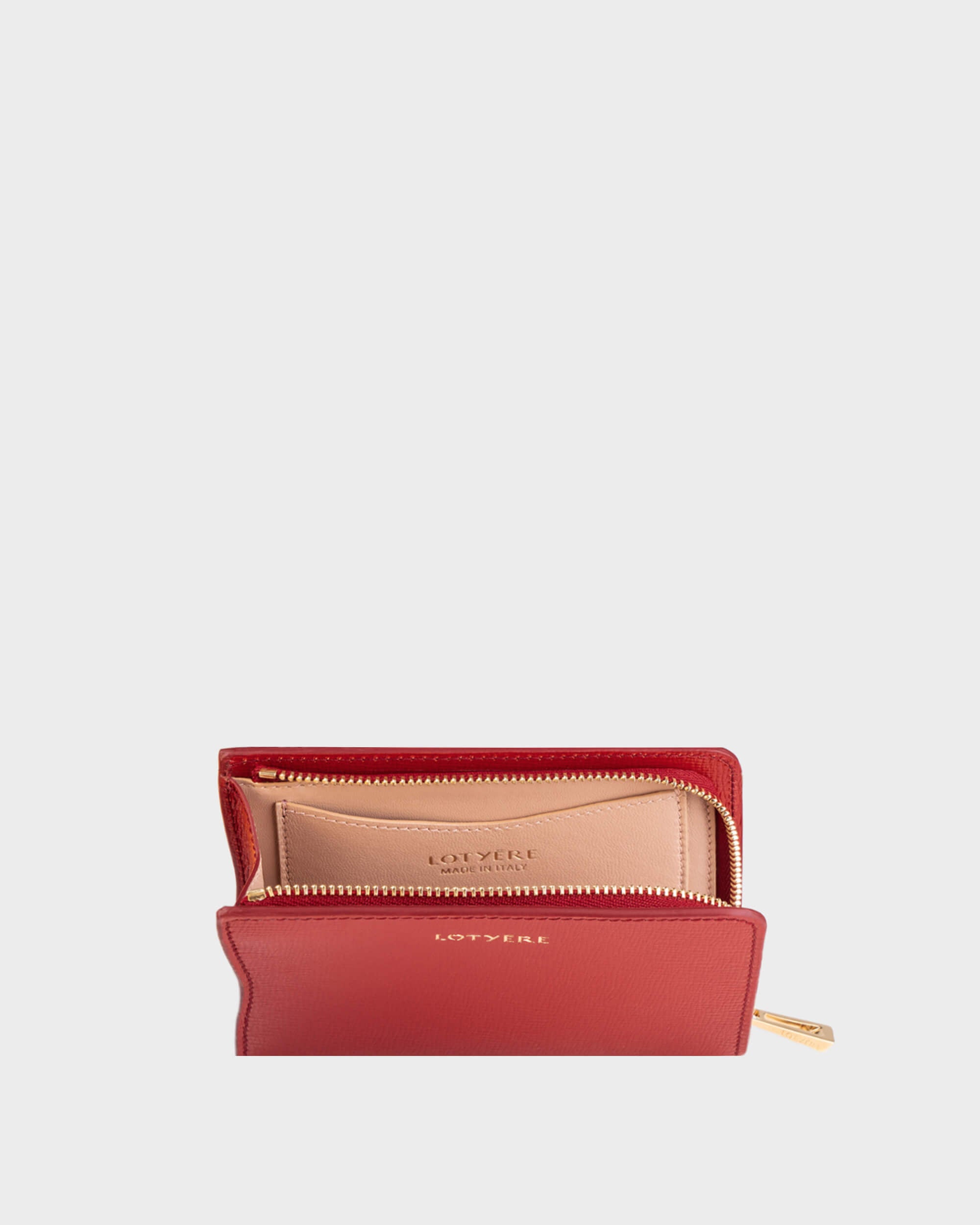 Compact Wallet - Purple Red