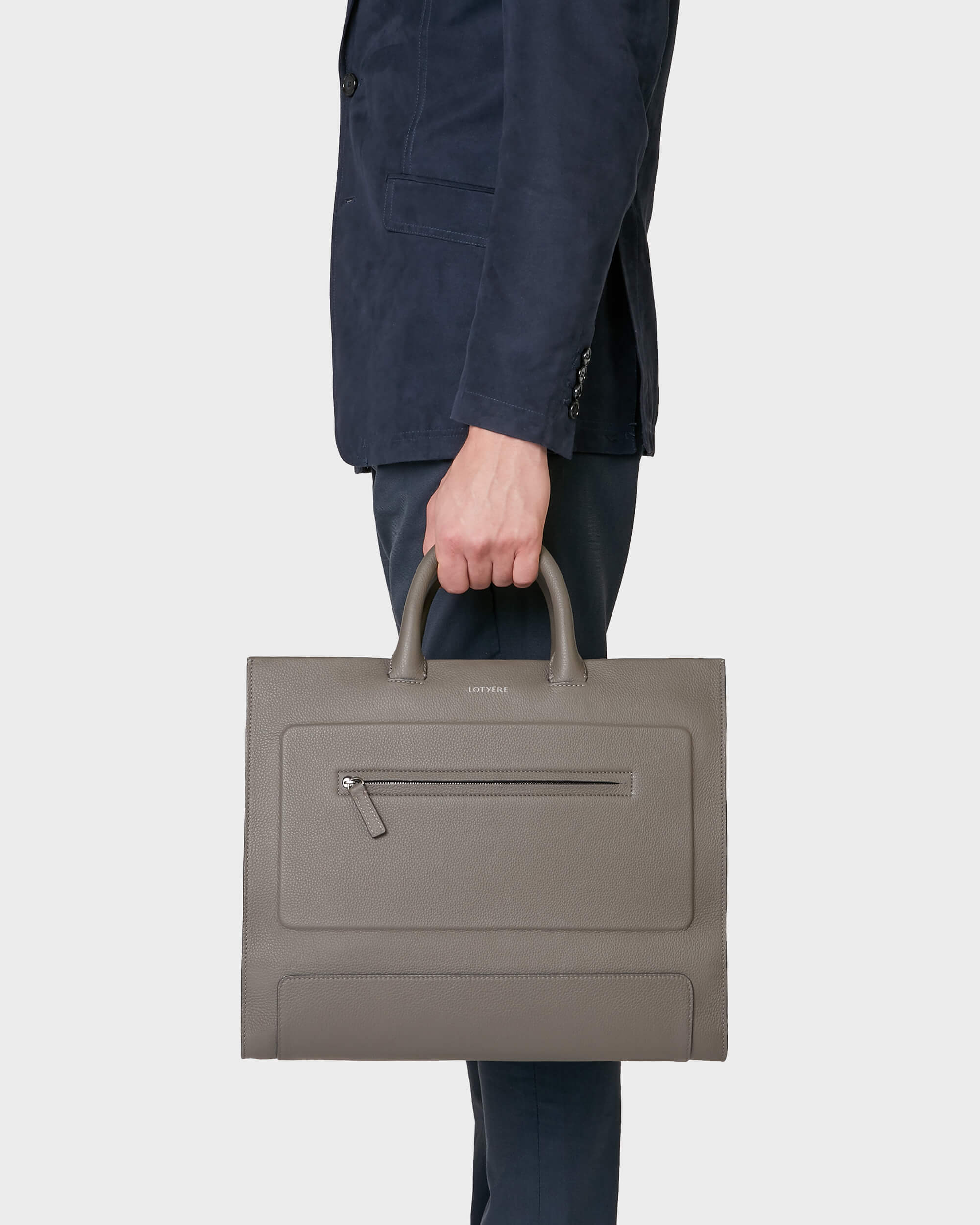 Briefcase Bag - Lava Grey
