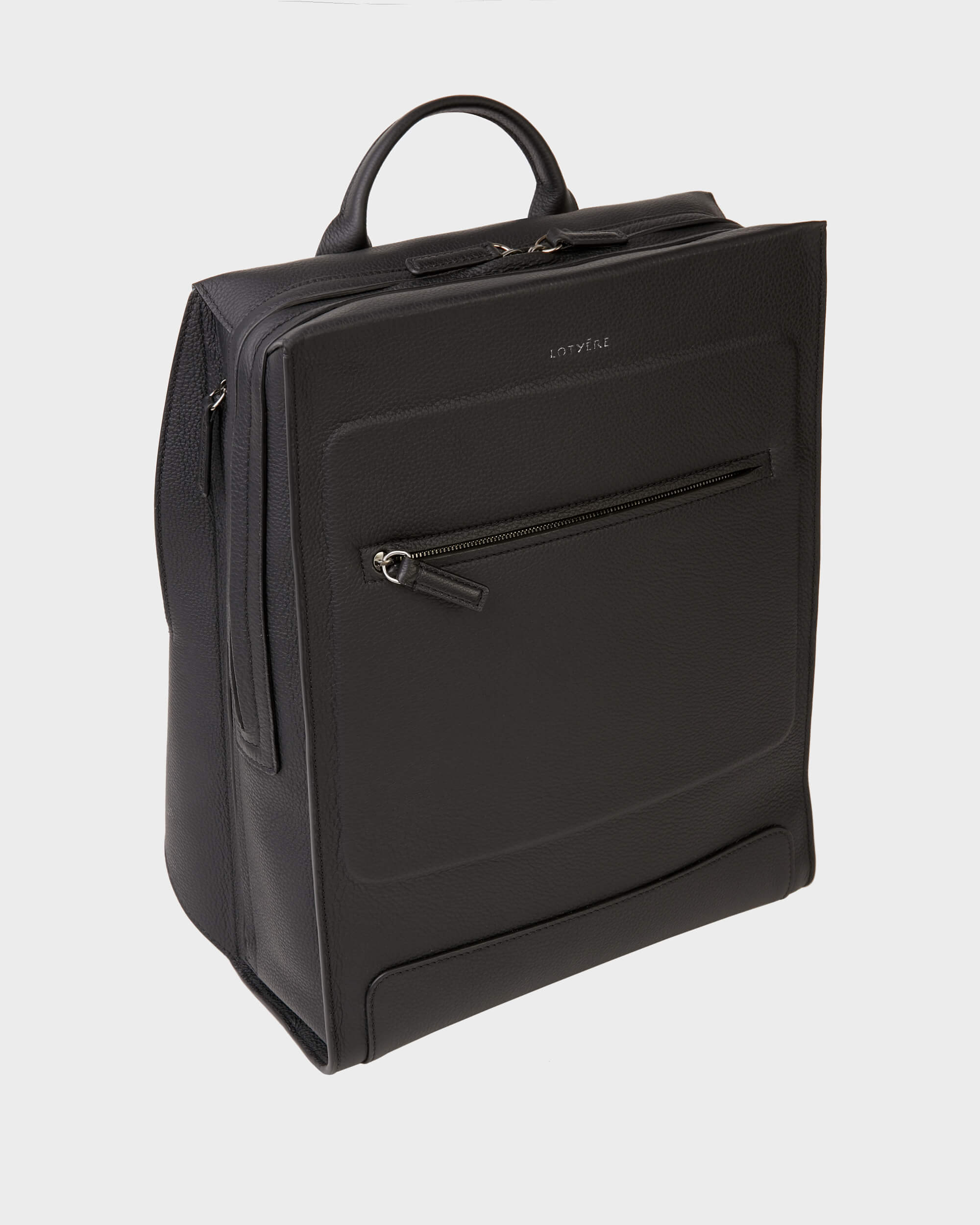 Klassischer schwarzer Rucksack