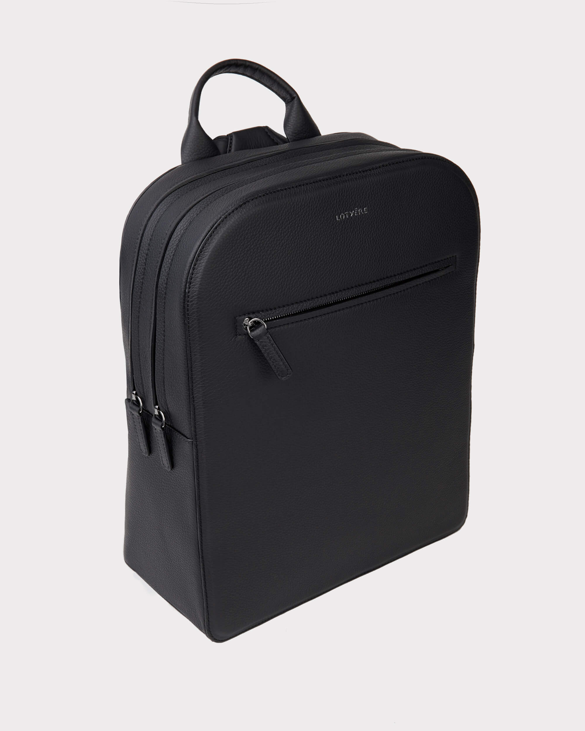 Schwarzer lässiger Rucksack