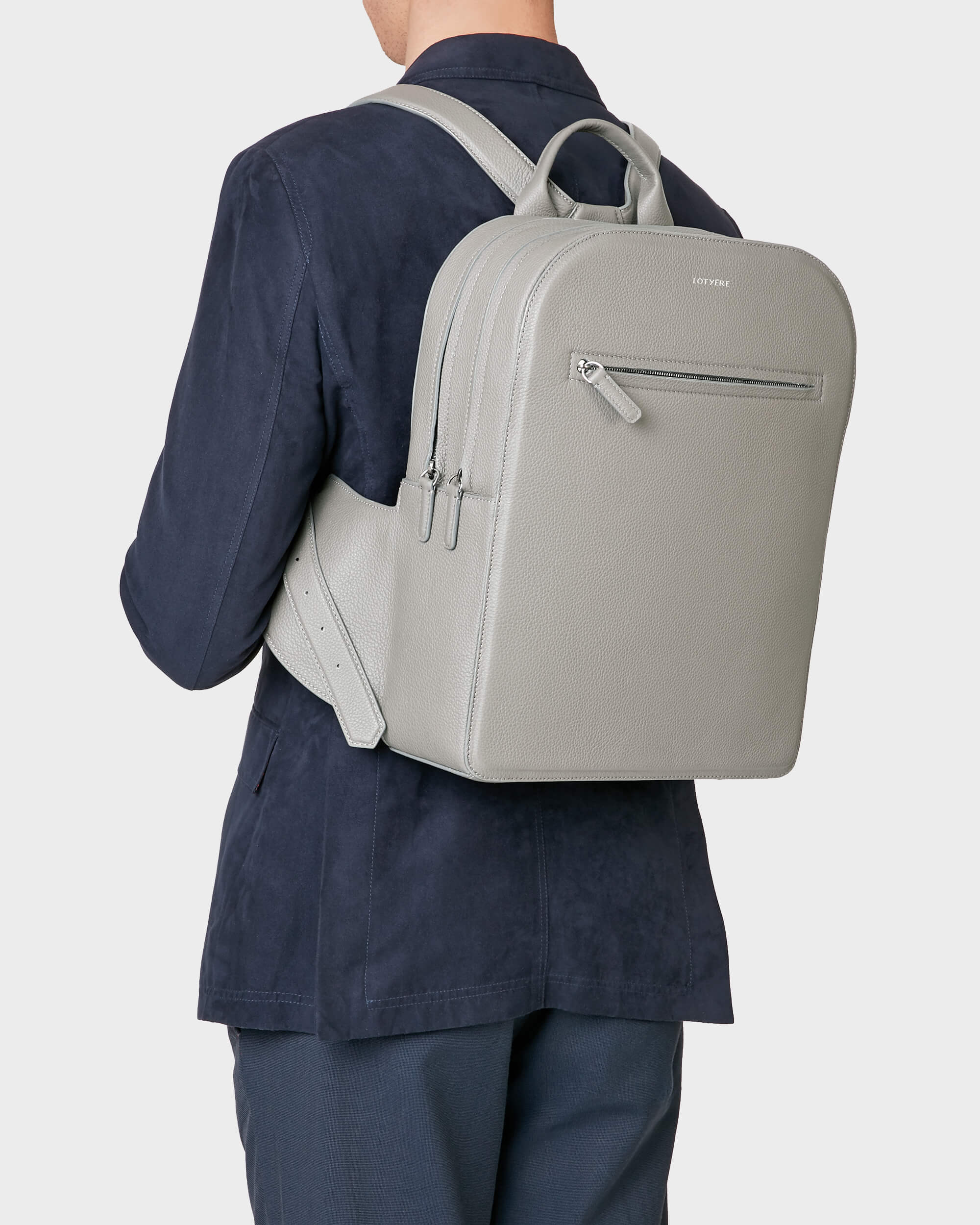 Casual Backpack - Light Grey