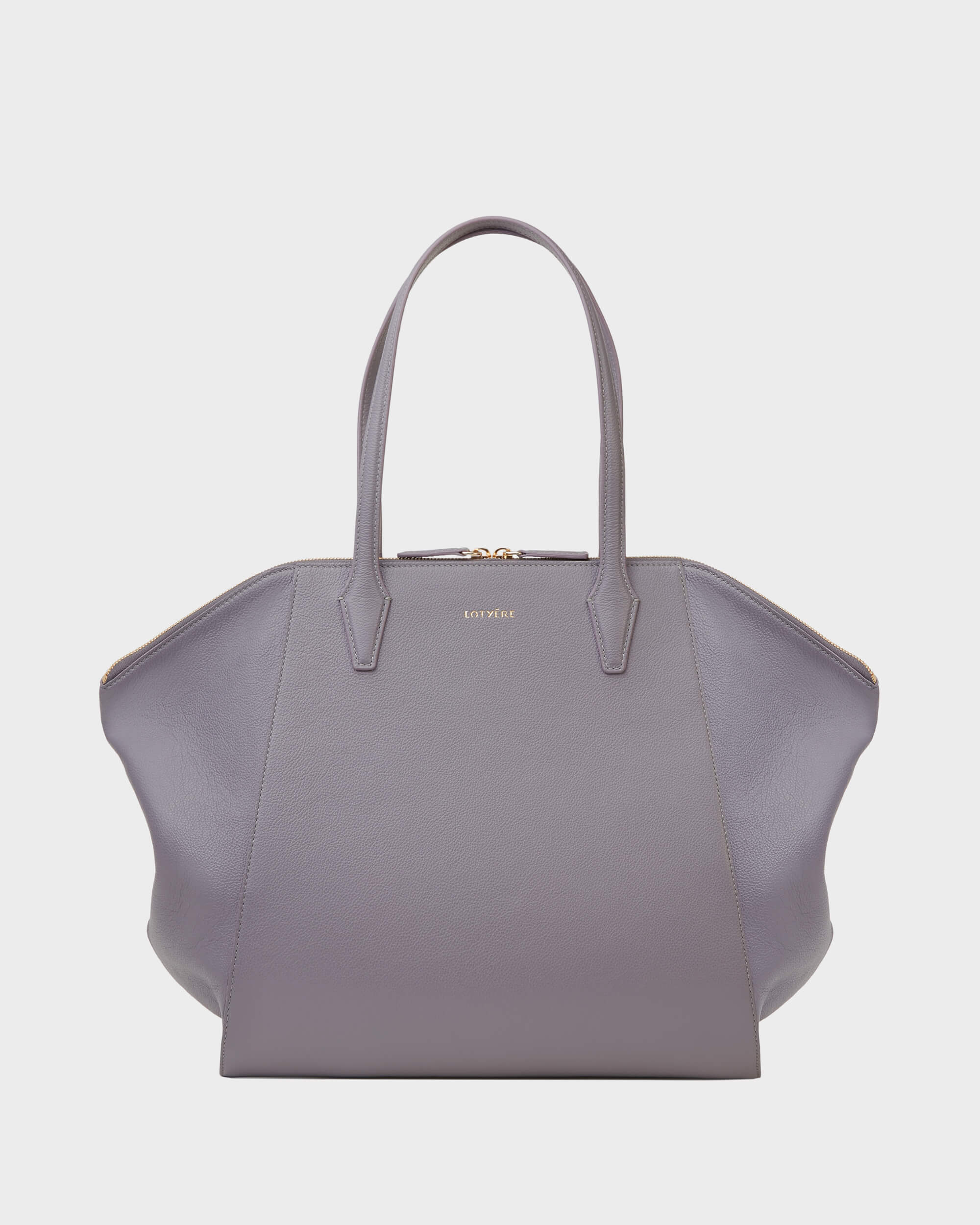Shopper Bag Grigio Viola