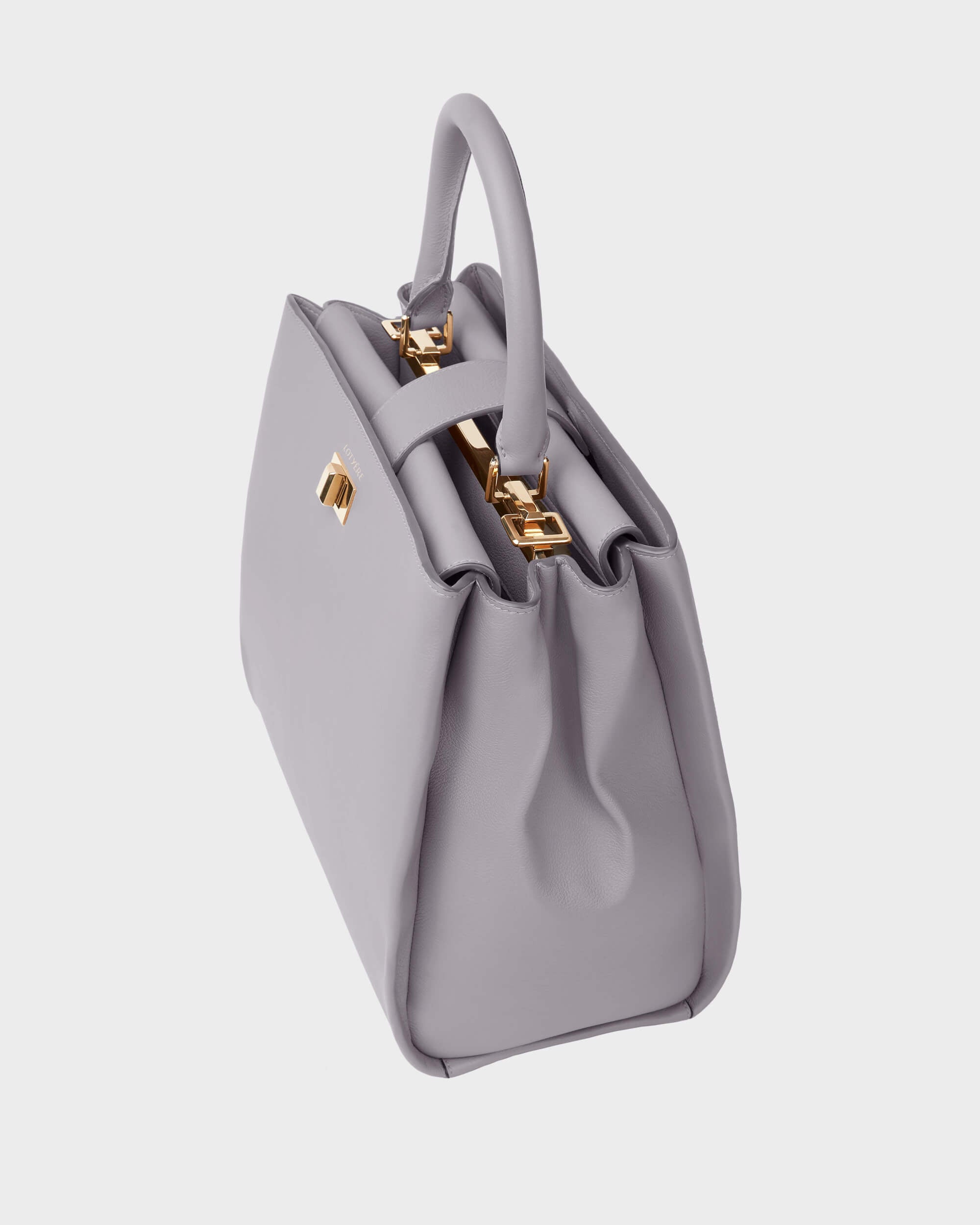 Top Handle Grau Lila