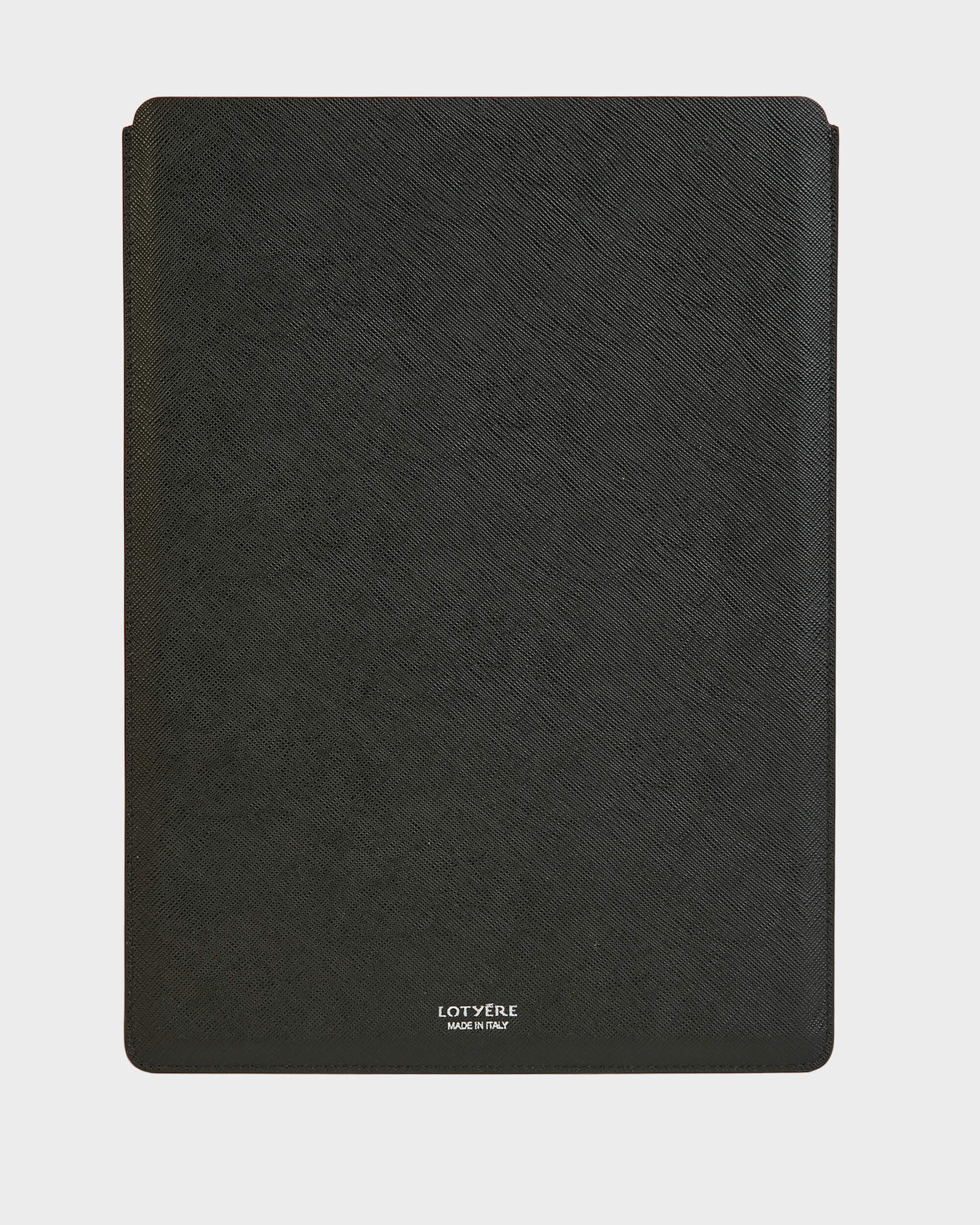 Schwarze Laptop- und Tablet-Tasche