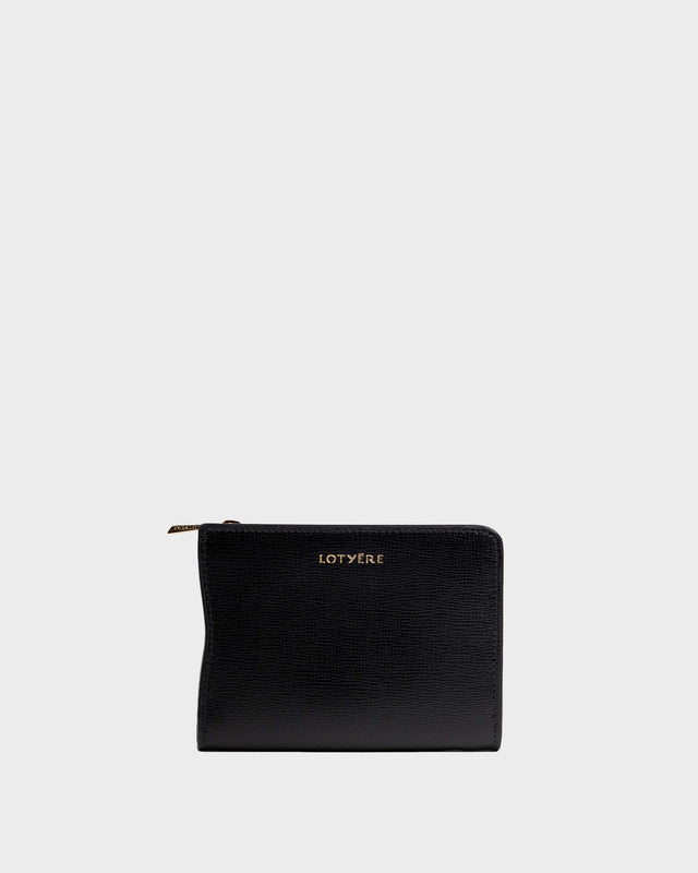 Compact Wallet Schwarz Black