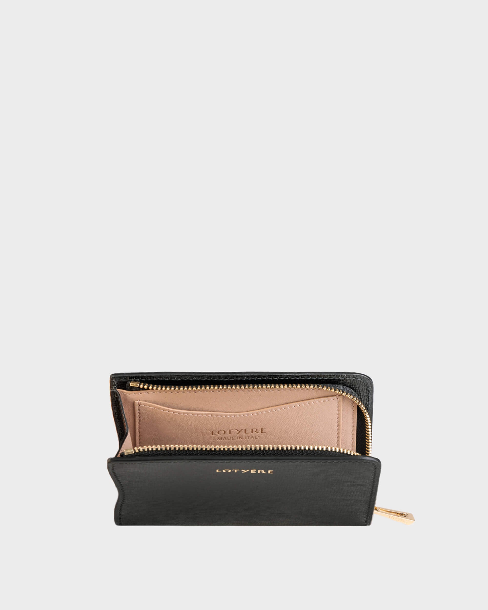 Compact Wallet Schwarz Black