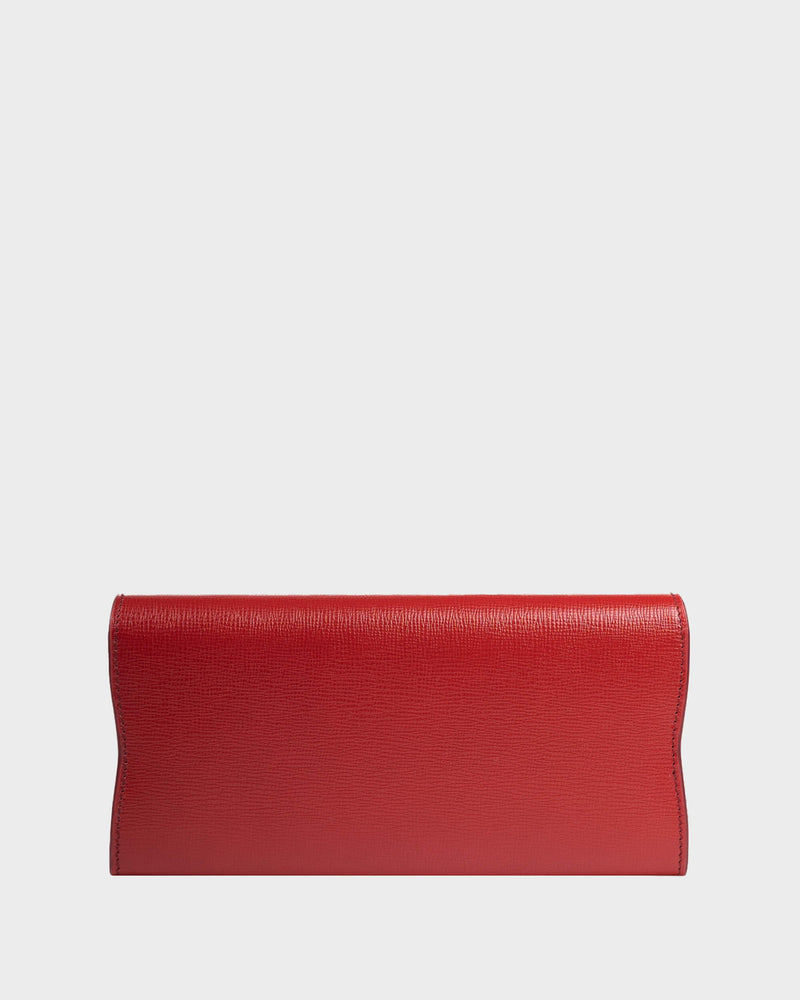 Continental Wallet Purple Red