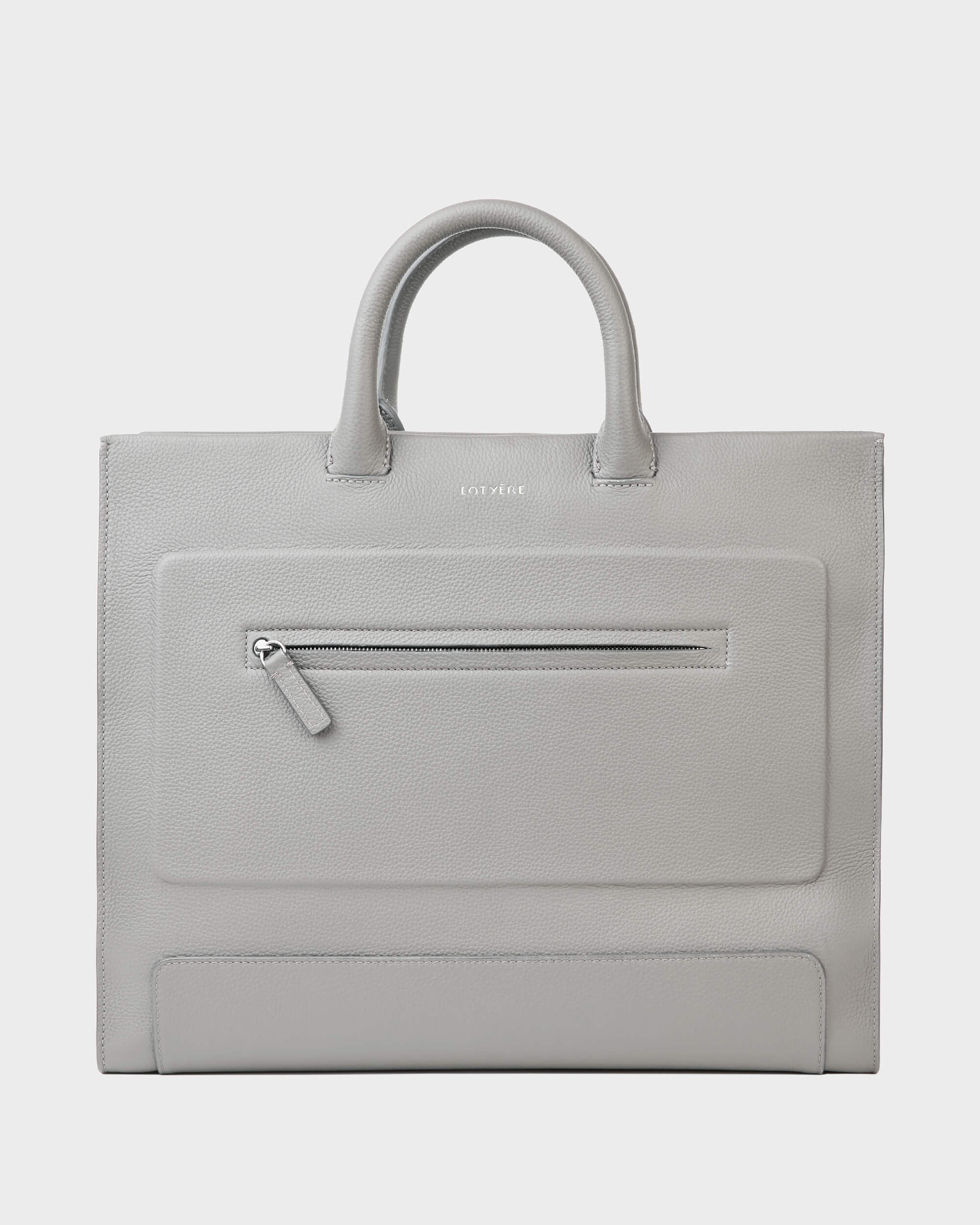 Briefcase Bag Grigio Chiaro