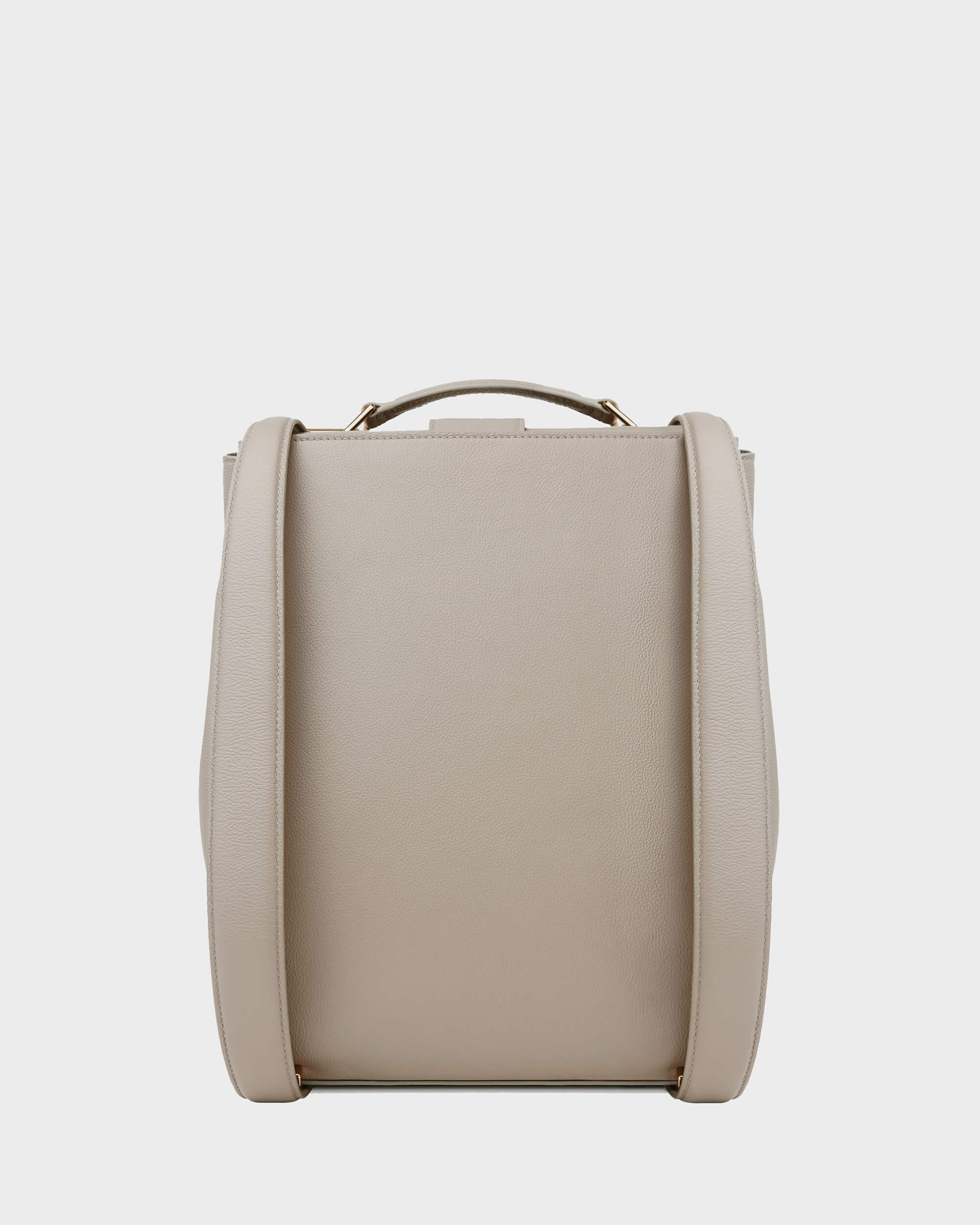 Grand sac à dos beige