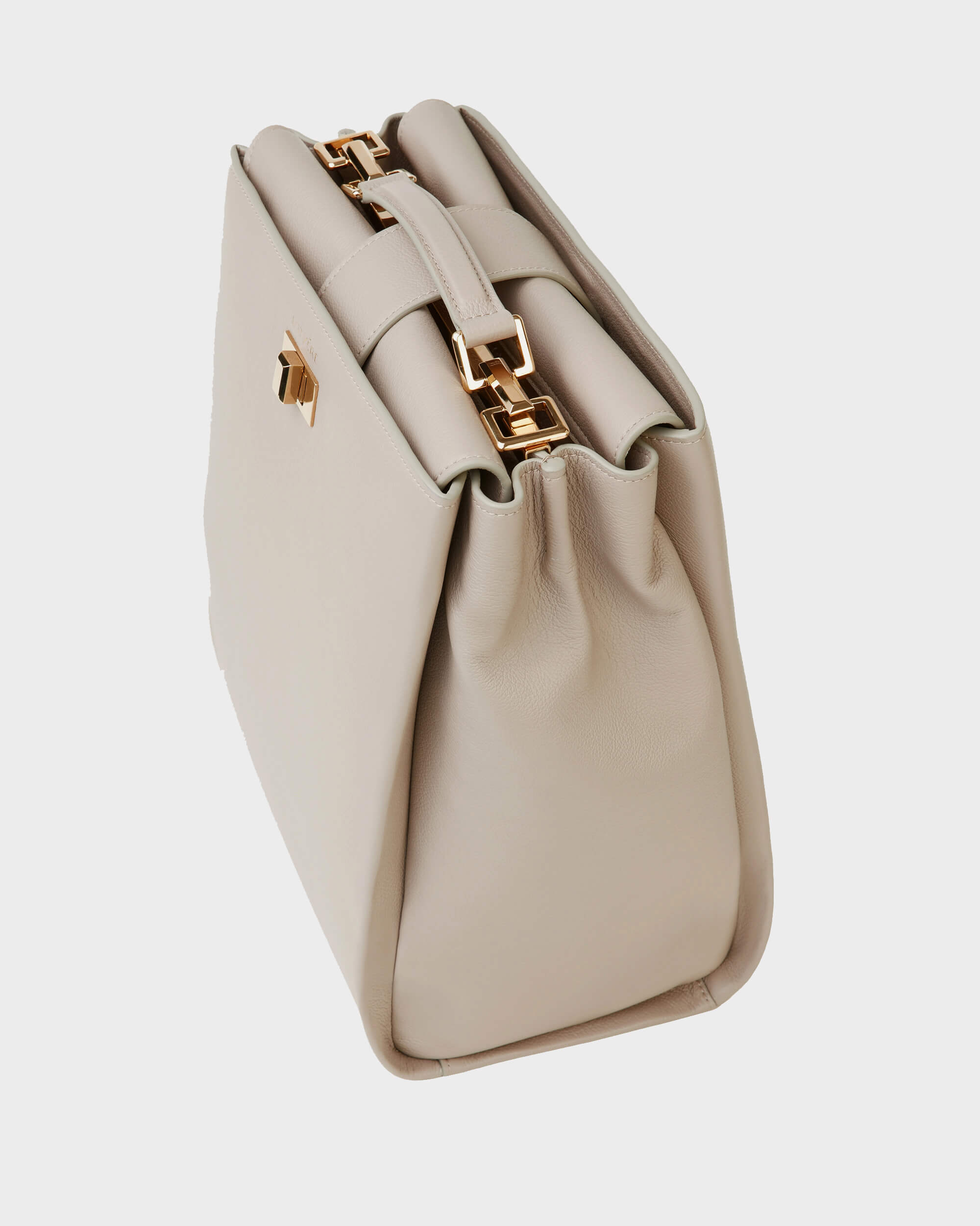 Grand sac à dos beige