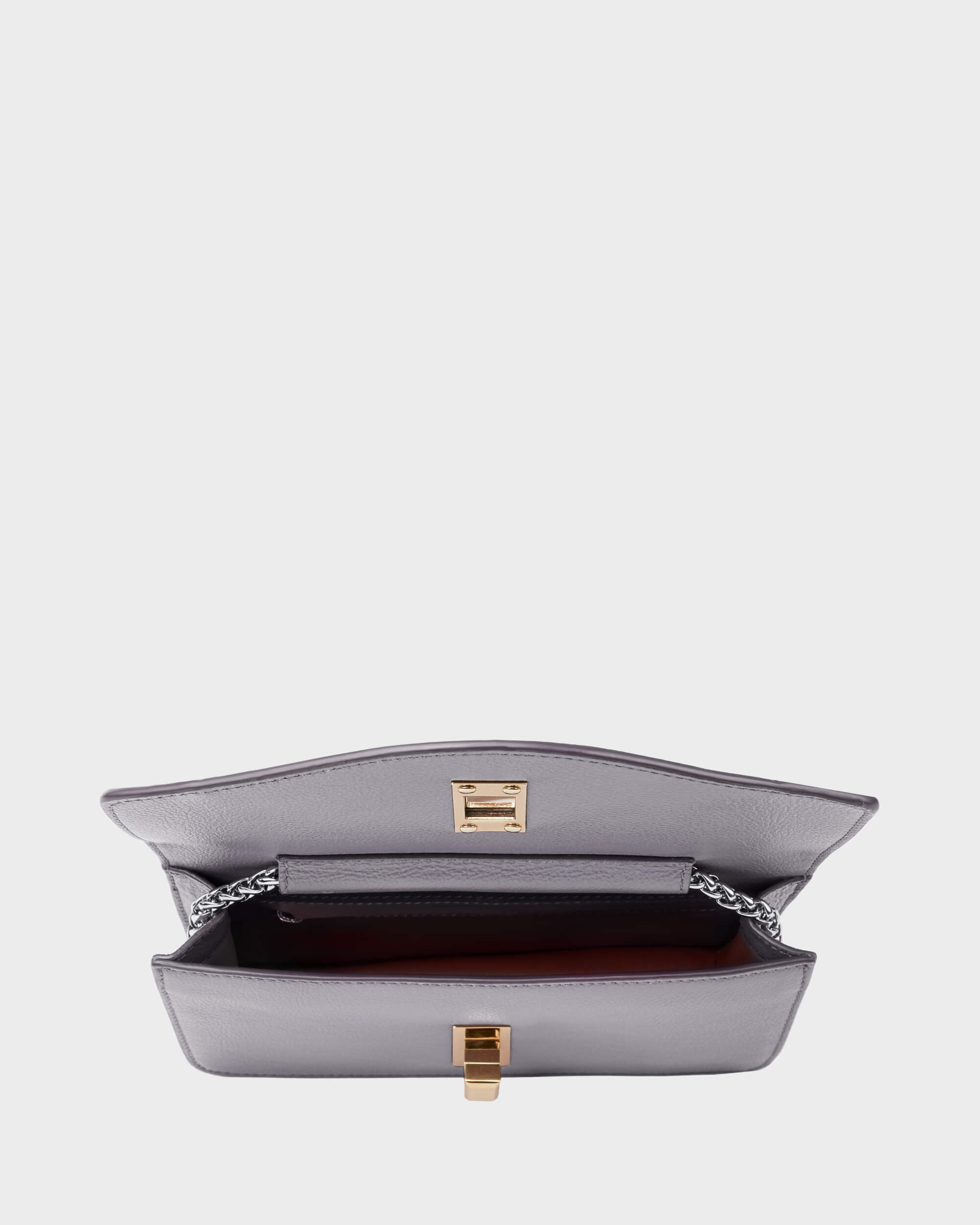 Sac Cross Body Grigio Viola