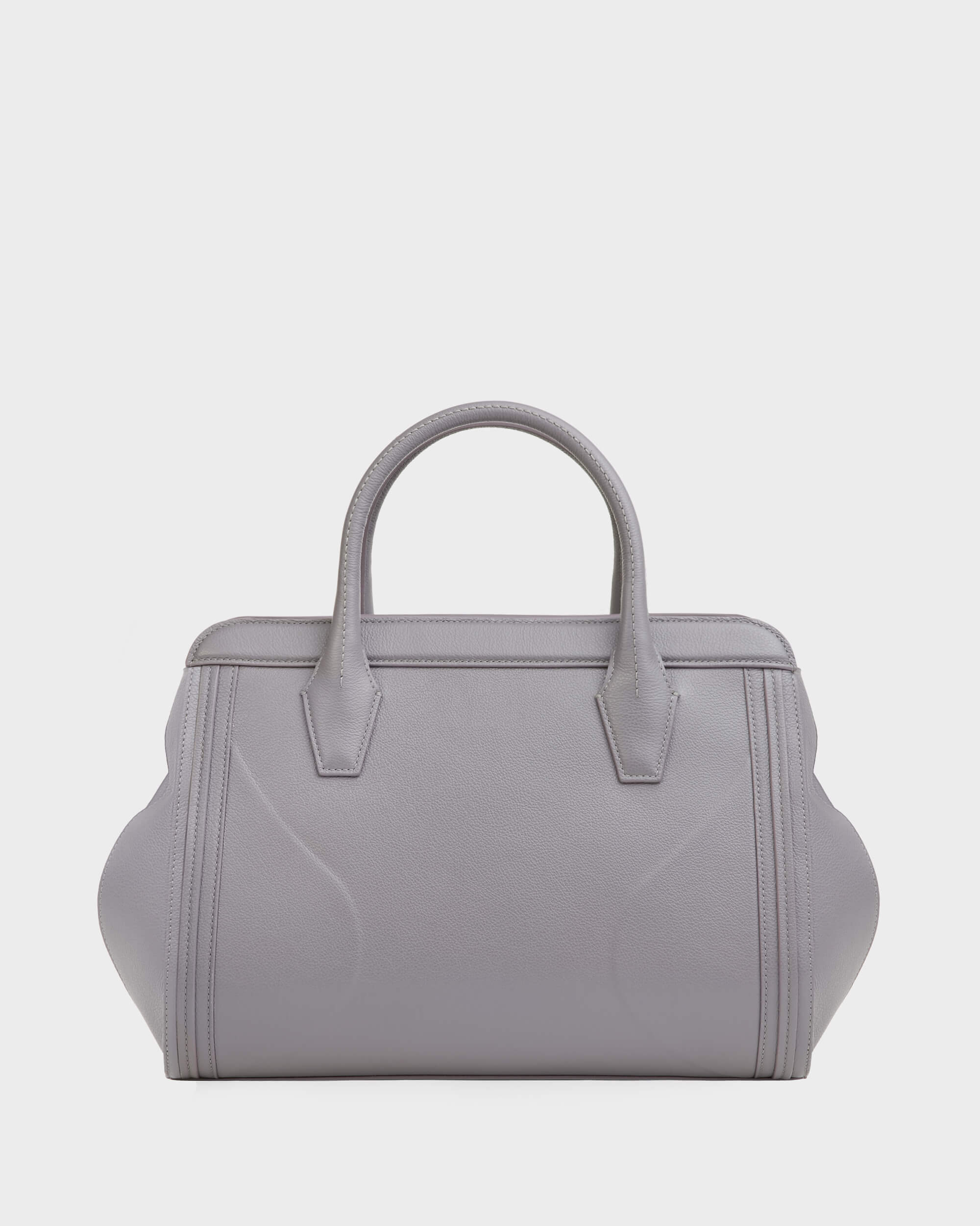 Grand Sac Tote Gris Violet