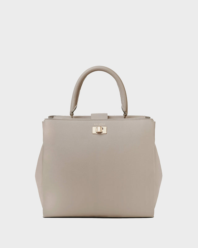 Top Handle Beige