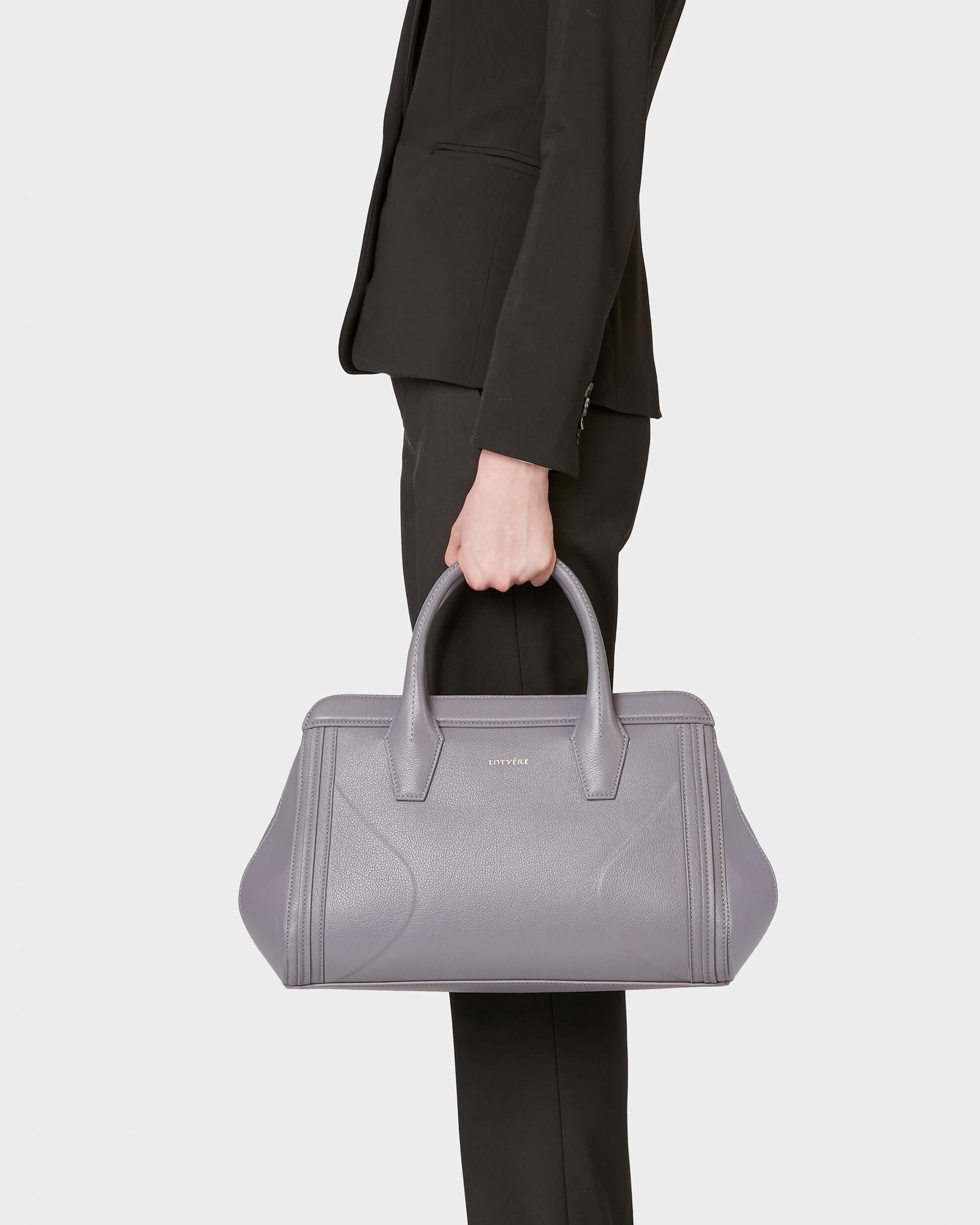 Tote Bag Grigio Viola