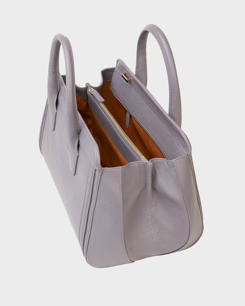 Tote Bag Violet Grey